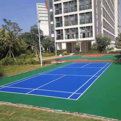 Bádminton de cemento de caucho