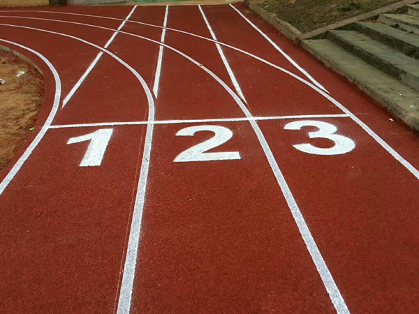 rubber track and field
