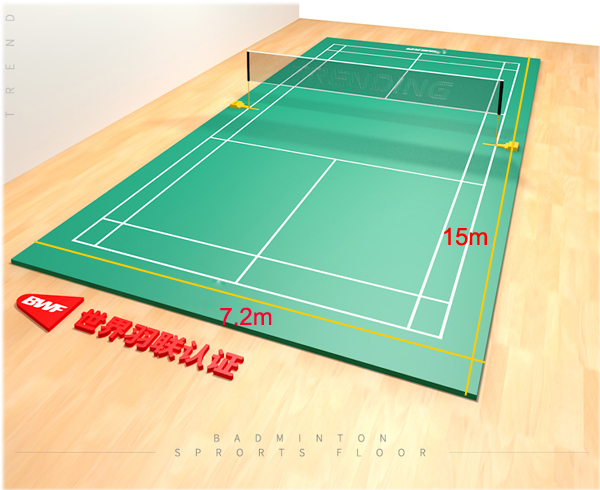 indoor badminton court flooring mat