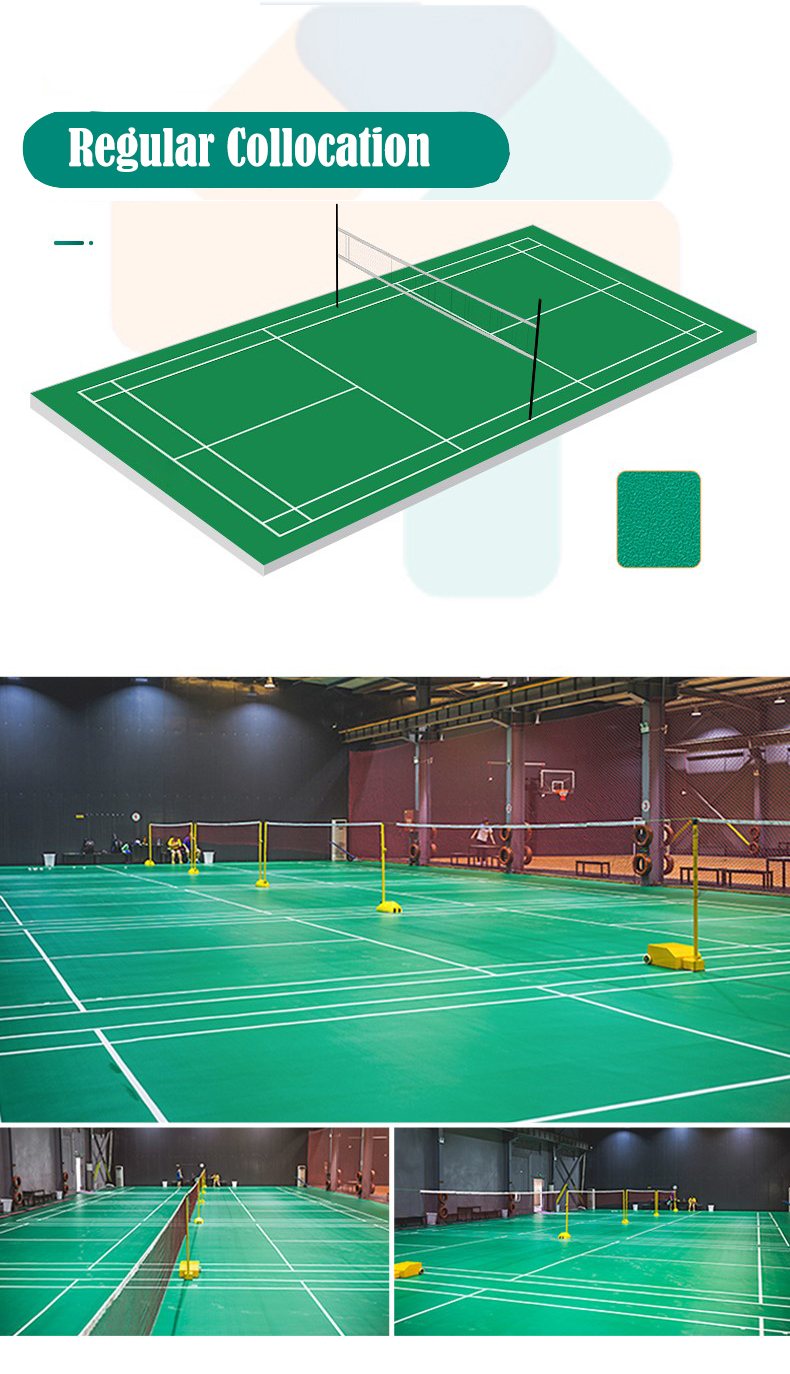 Plastic badminton court supplier