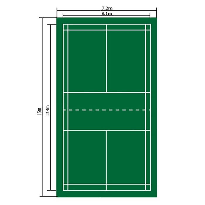 badminton court flooring surface