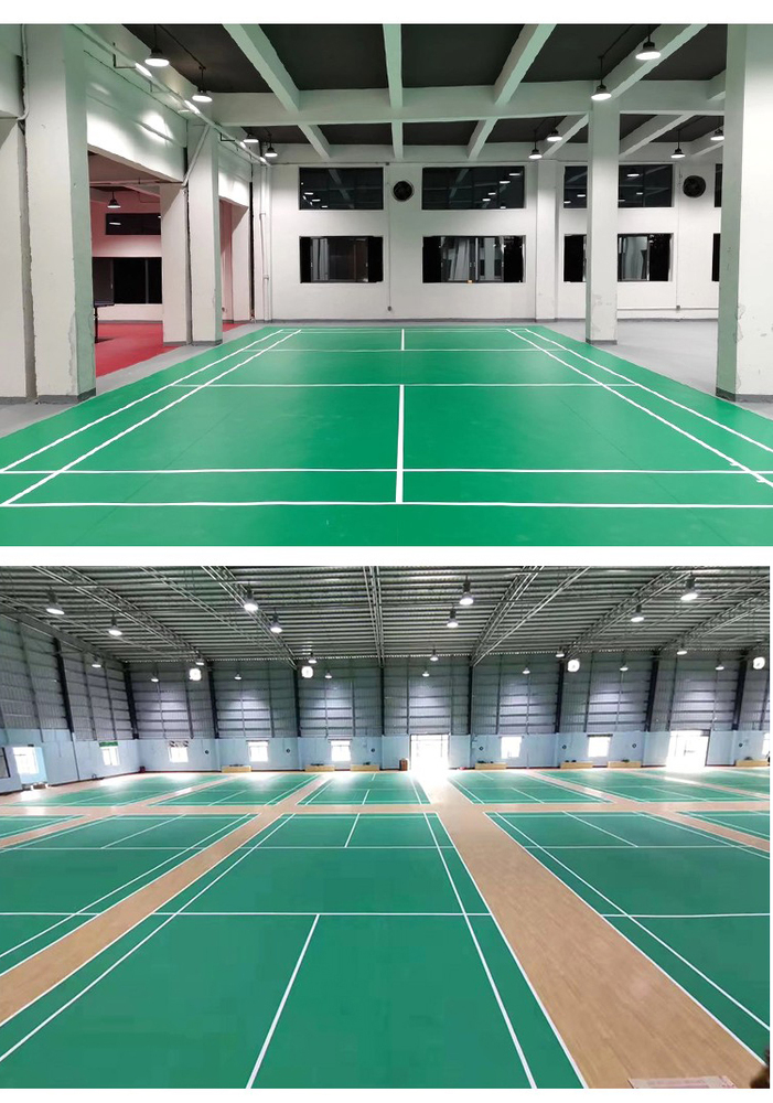 4 rolls badminton court floor