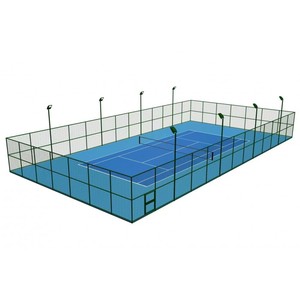 Elastic acrylic tennis field