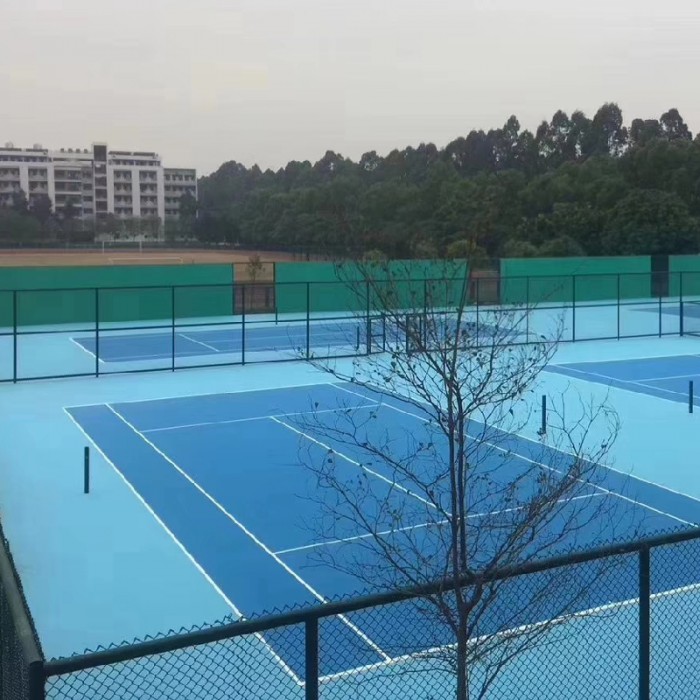 Court de tennis en acrylique