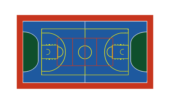 PVC basketball court vinyl