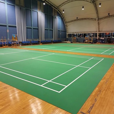 Plancher de terrain de badminton de 4,5 mm