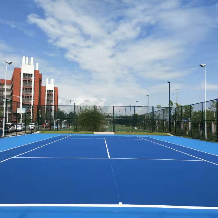 SPU Tennis Court flooring