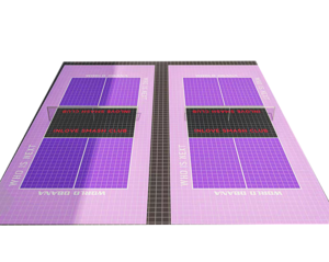 PP portable movable indoor and ourt pickleball court